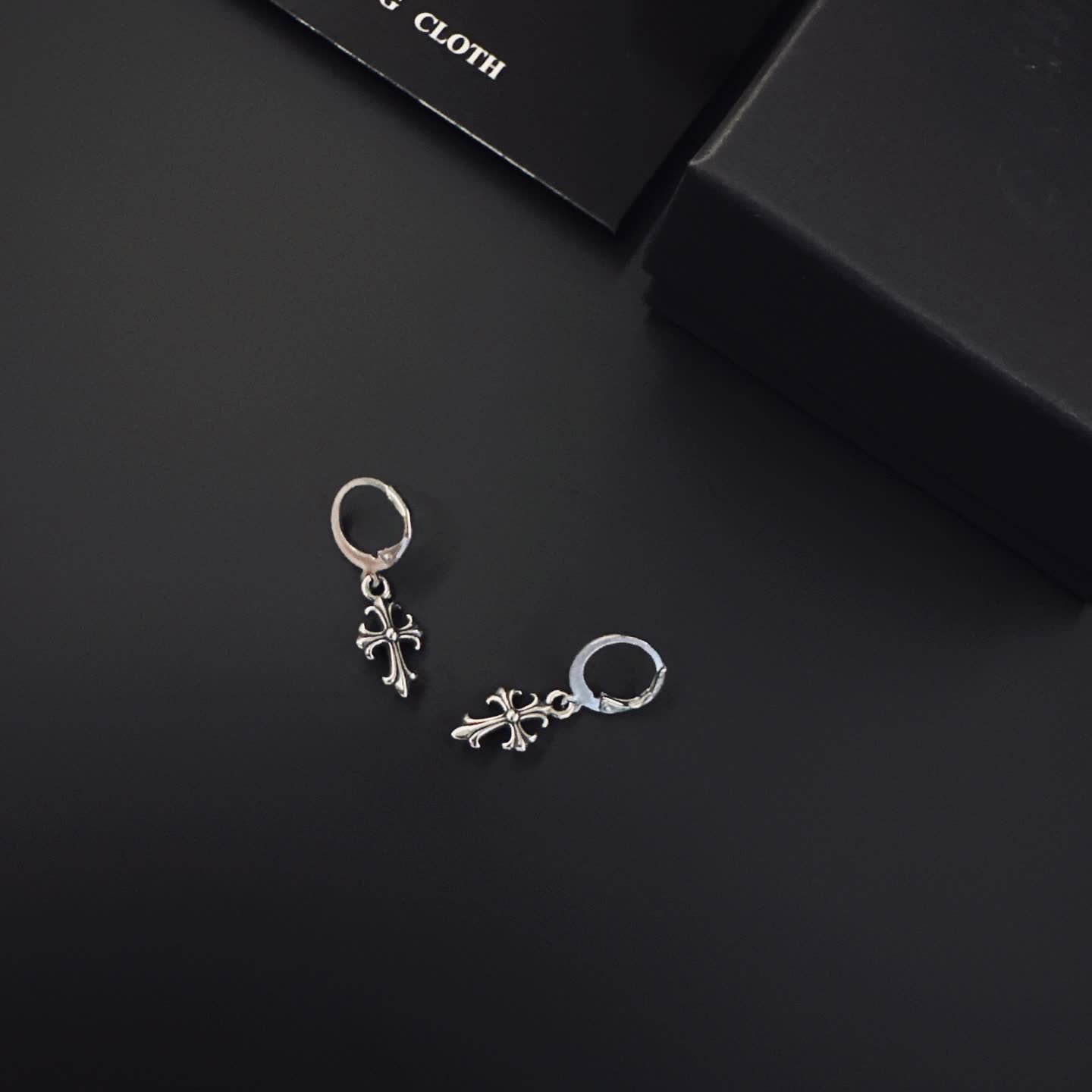 Chrome Hearts Cross Earrings